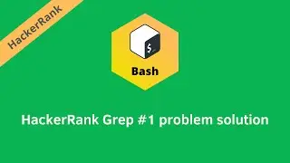 HackerRank Grep #1 problem solution | Linux Shell problems solutions | Programmingoneonone