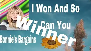Winner Selected for I Won A Giveaway and So Can You!     #giveaway #bonniesbargains