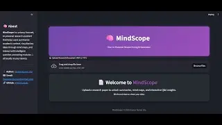 MindScope  AI Research Assistant for Summarization & Q&A GenAI Internship Project