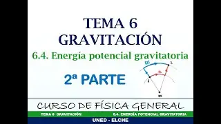 Curso de Física. Tema 6: Gravitación. 6.4 Energía potencial gravitatoria 2