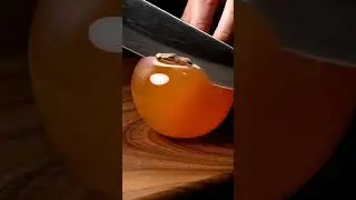 glass persimmon ASMR