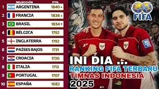 Peringkat FIFA Timnas Indonesia Terbaru 2025 | Ranking FIFA 2025 | Peringkat FIFA zona Asia 2025