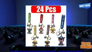 3256807144757903 Anime Paw Patrol Chase Skye Rocky Marshall Keychain Cute Doll Puppet P