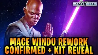 MACE WINDU REWORK CONFIRMED + KIT REVEAL! Huge Boost to Jedi Master Kenobi in SWGoH