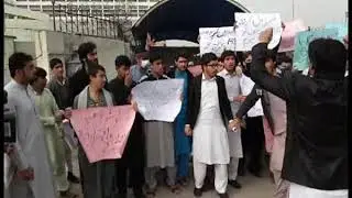 Tribal students protest