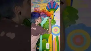 The end is in sight #painting #paint #mural #muralpainting #art #artist #vlog #workinprogress