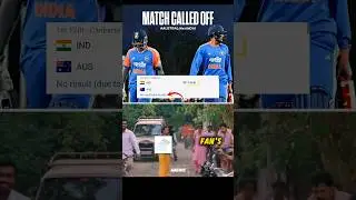 Match called off | Ind vs Aus 2025 #short #cricket #indvsaus
