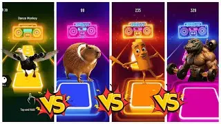 OMG! Tiles Hop &ndash; Dark Battle Begins 😱 Who Wins?!