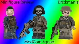 Custom Lego Minifigure Review: Brickmania ModCom Squad Pack 1