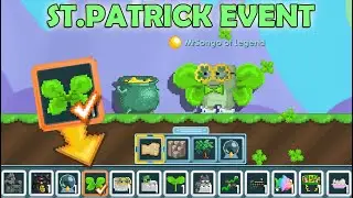 NEW ST.PATRICK 2020 + MAKING SHAMROCK WINGS!! (NEW ITEMS) OMG!! | GrowTopia