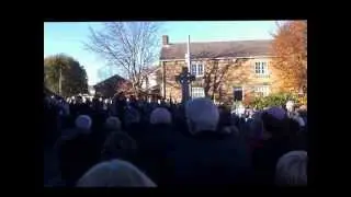 Coal Aston, Remembrance Day 2013