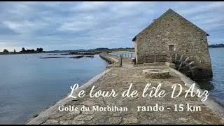 le tour de l'ile d'Arz - golfe du Morbihan - rando 15km
