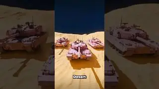 Why Did the British Army Paint Their Tanks Pink? 😱 #3danimation #ww2 #warhistory