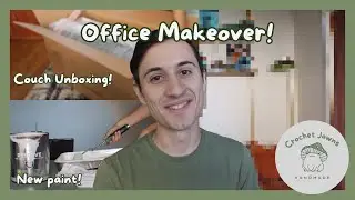 Home Office Makeover (ft. Wayfair Convertible Sleeper Sofa Bed)