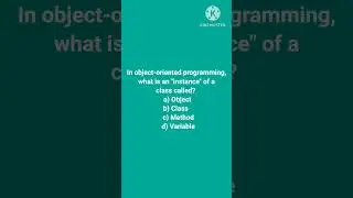 In object-oriented programming, what is an 