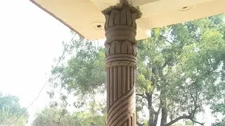गोल पीलर की डिजाइन कैसे भी बनाए।। cement pillar design ? 9991071628 #art #Home #design #mgcementart 