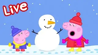 🔴 Świnka Peppa &ndash; BOŻE NARODZENIE 2025 NA ŻYWO! 🎄 Zimowa zabawa! Pełne odcinki ❄️ Bajki dla dzieci 🔴