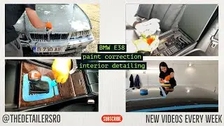 The Detailers x BMW 730 | E38 full detailing | restoring a 22 year old paint | interior deep clean