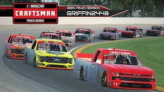 playoff marathon - iRacing NASCAR Truck Series 100% Season by @kneebon5 at the Milwaukee Mile