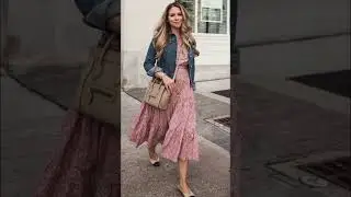 Denim jacket outfit designs #modrenstyle #girlsfashion #fashionworldofabeera