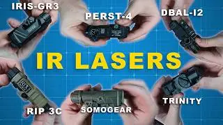 Сравнение ИК-лазеров стоимостью до 1000 долларов: RIX, Holosun, DBAL, Somogear, SMS Trinity и PERST.