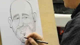 Karikaturist Schnellzeichner Messe Karikaturenzeichner Portraitzeichner Zeichner Messe Messezeichner
