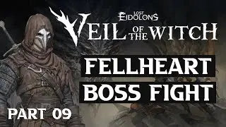 Бой с боссом Феллхарт | Прохождение Lost Eidolons: Veil of the Witch, часть 9 | Акт III