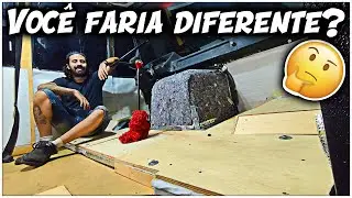 PISO DA CABINE DO MOTORHOME EM MADEIRA | PEGADAS 066