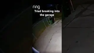 Tried ￼ breaking into garage #Shorts #YEG #CrimeWatch #CrimeChannel #BreakingIn ￼