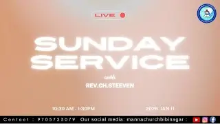 Sunday Service || 11th JAN 2026 || Rev.Ch.STEEVEN