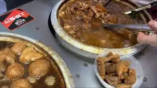 Beef offal soup in China