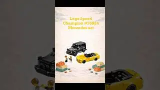Two cars. Two personalities. One LEGO set. 🖤💛 Power or speed? G-Class or sports car? 👀