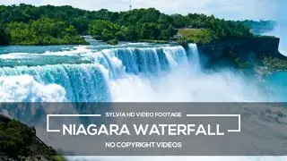 Waterfall Landscape &sup1; || Niagara Waterfall || HD Stock Videos|Free Stock Footage|No Copyright Videos