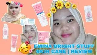 EMINA BRIGHT STUFF SKIN CARE MORNING☀& NIGHT🌙 +First Impression SHEET MASK | Putri Diana Febrianti