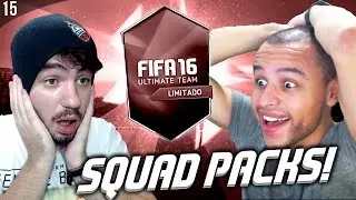 INACREDIT&Aacute;VEL!  |  SQUAD PACKS ft. FIFALIZE! | FIFA 16 UT