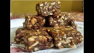 Anjeer Khajur (Figs & Dates)Dry Fruit barfi - Diwali Special Recipe.