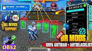 ⚡Free Fire OB52 AIM kill mod menu free☠️new rank season FF hack🔥BR MOD,HAXX-CKER PRO V11, HG CHEAT⚔️