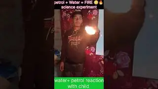 😱Water+Petrol=90%log galat jawab dete ha Real Science Experiment👉End tak dekho#viral#science#shorts