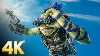 TMNT’s Insane Mid-Air Plane Jump | Teenage Mutant Ninja Turtles: Out of the Shadows | CLIP ⚡ 4K