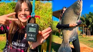 TAMBAQUIS EXPLODINDO NA SUPERFÍCIE EM PLENO INVERNO / PESCARIA NO EVA NO STELLA
