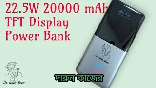 DIY 20000mAh 22.5W TFT Display Power Bank Module with Case Assembly | Full Build Guide