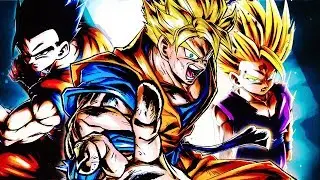 Тройной гохан-гайковерт! 498% Future, Ultimate и SSJ2! Dragon Ball DB Legends