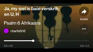Psalm 6 Afrikaans