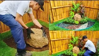 HUGE ROCK for DIY Landscape Garden Design Ideas