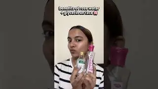 benefits of rose water + glycerin on face #skincare #brightskin #rosewater #glycerin #skincaretips