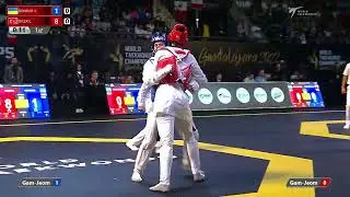 209 M-87kg R-32 BONDAR V. UKR 🔵 vs 🔴 BICER E. T. TUR I Guadalajara 2022 WT Championships