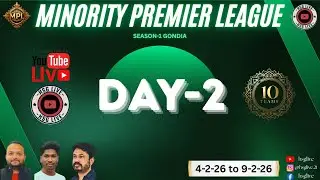 MPL  || DAY-2 || MINORITY PREMIER LEAGUE || GONDIA || HSG LIVE ||