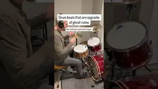 Drum beats to try if you struggle with ghost notes #drumbeats #drumpractice #drums #drumming