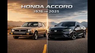 Honda Accord Evolution (1976 &rarr; 2025) | 49 Years of Legendary Design #HondaAccord #CarEvolution