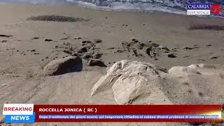 Roccella Jonica: dopo il maltempo dei giorni scorsi, si notano diversi problemi di erosione costiera
